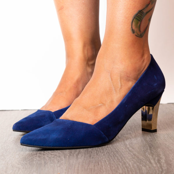 Zapato Salón azul